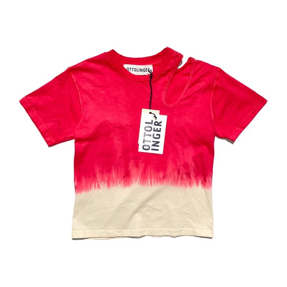 Ottolinger Tops - Ombre gradient cut out tee